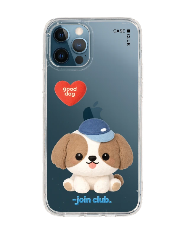 เคสใส iphone 12/12 pro join the club heartful ชิสุ
