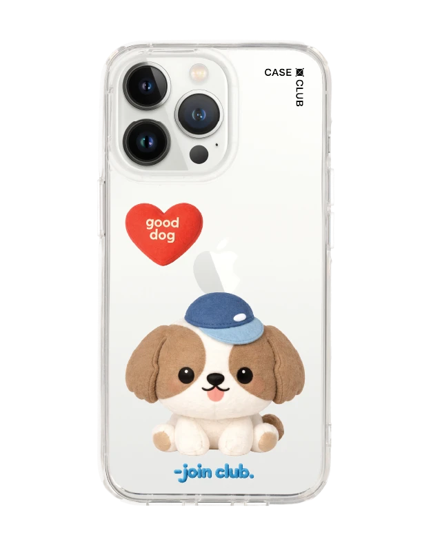 iphone 13 pro clear case join the club heartful shih tzu