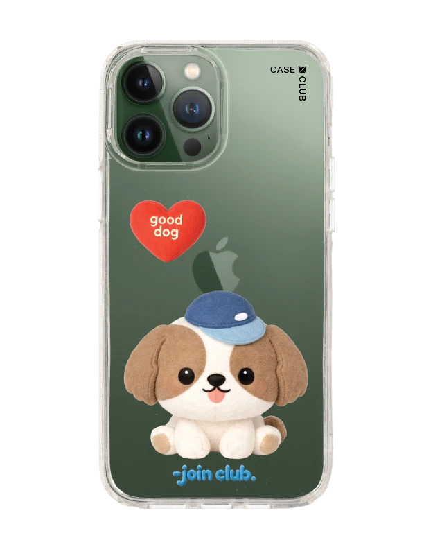เคสใส iphone 13 pro max join the club heartful ชิสุ