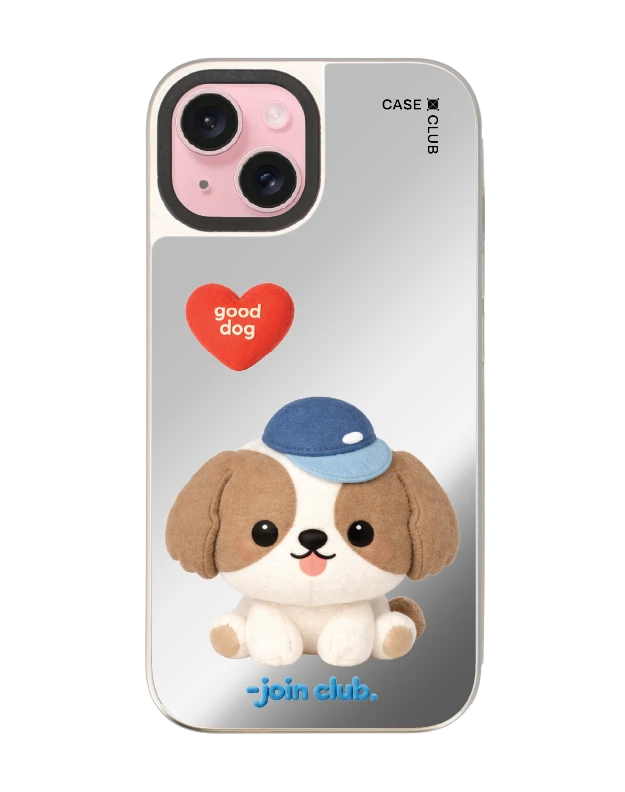 iphone 15 mirror magsafe join the club heartful shih tzu