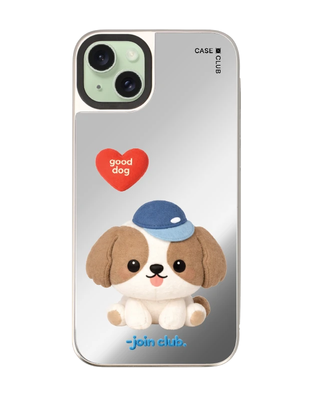iphone 15 plus mirror magsafe join the club heartful shih tzu