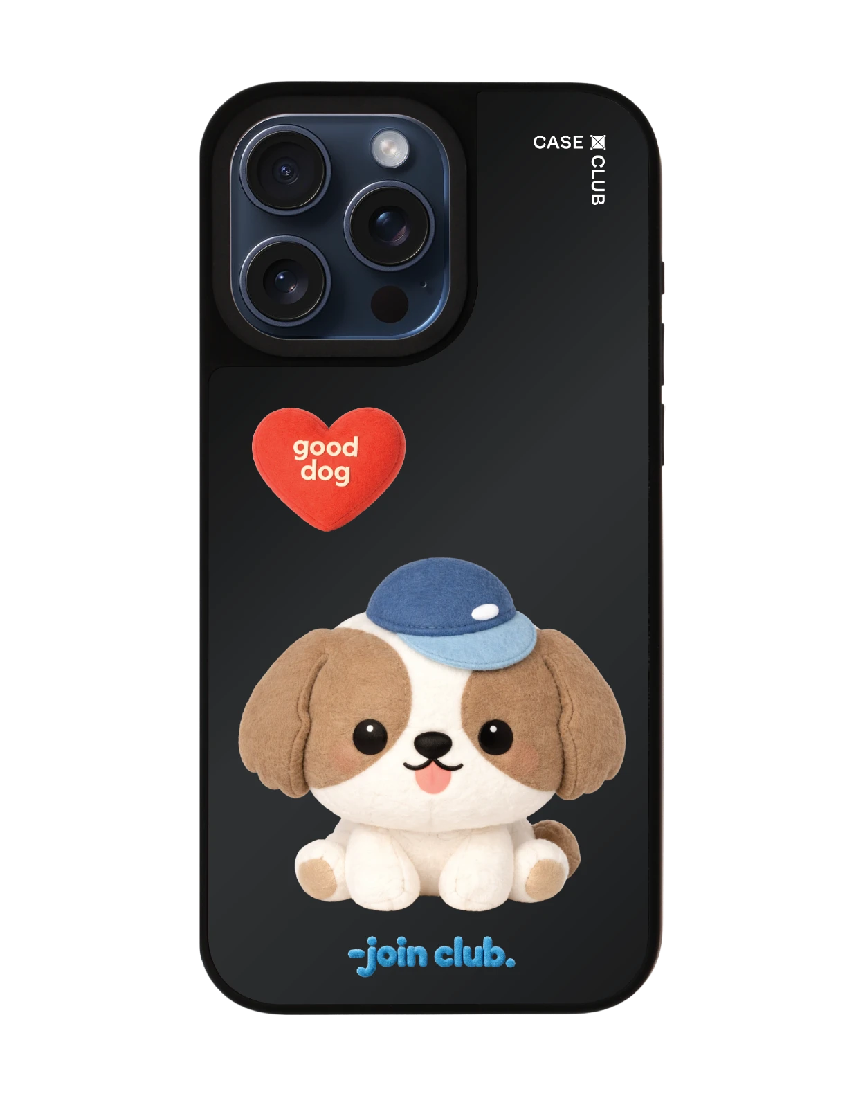 เคสกระจก iphone 15 pro max matte magsafe join the club heartful ชิสุ