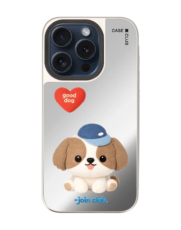 iphone 15 pro mirror magsafe join the club heartful shih tzu