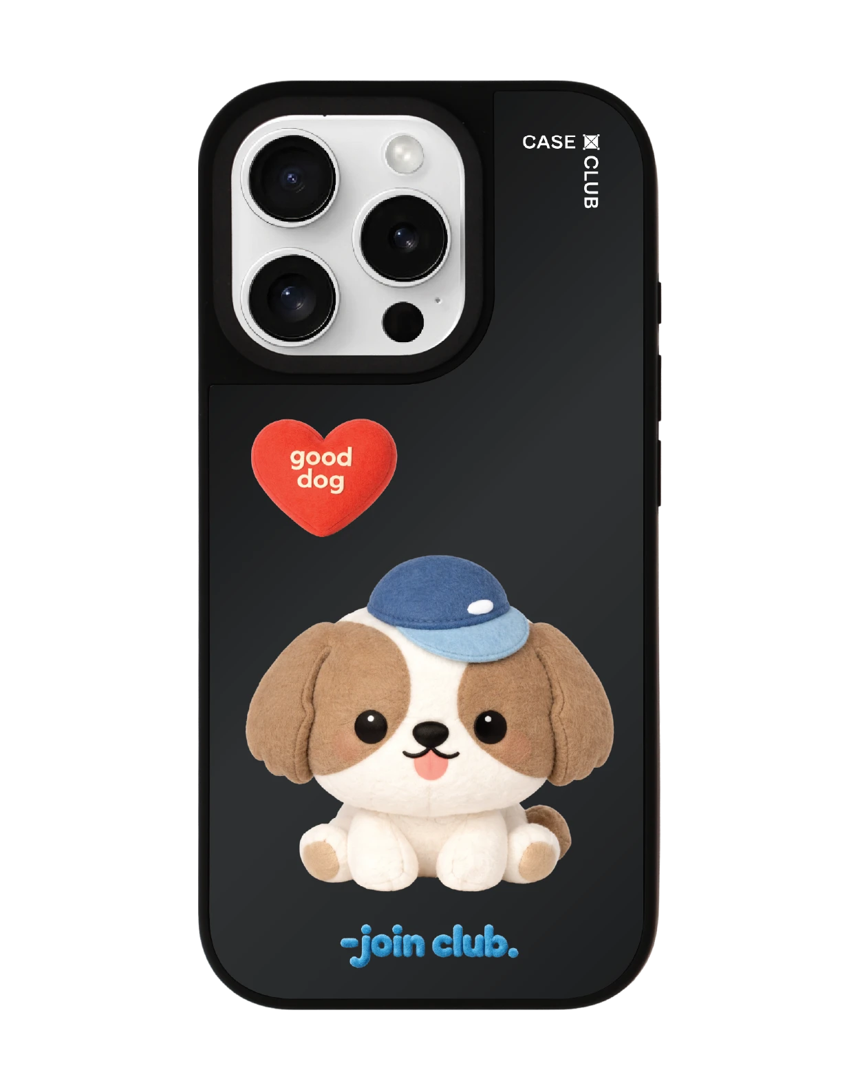 เคสกระจก iphone 16 pro matte magsafe join the club heartful ชิสุ