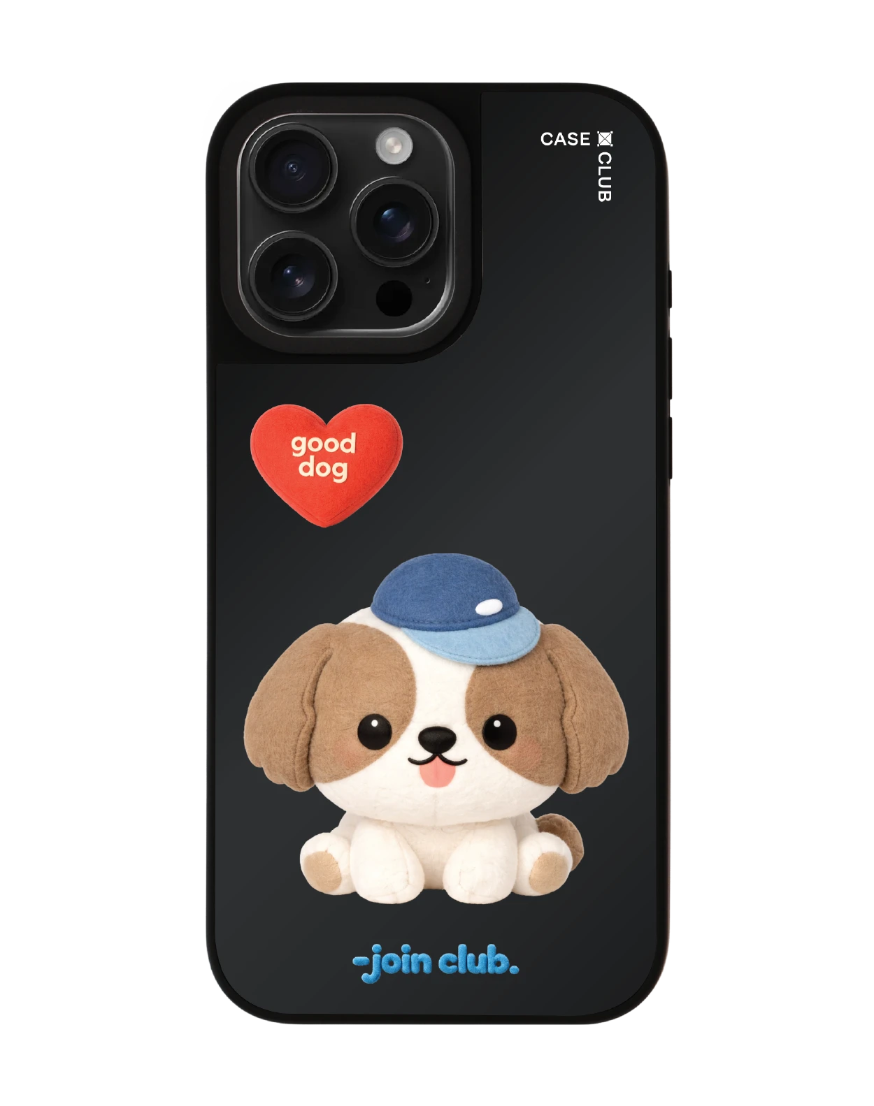 เคสกระจก iphone 16 pro max matte magsafe join the club heartful ชิสุ