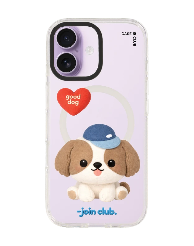 iphone 17 clear case magsafe shield join the club heartful shih tzu