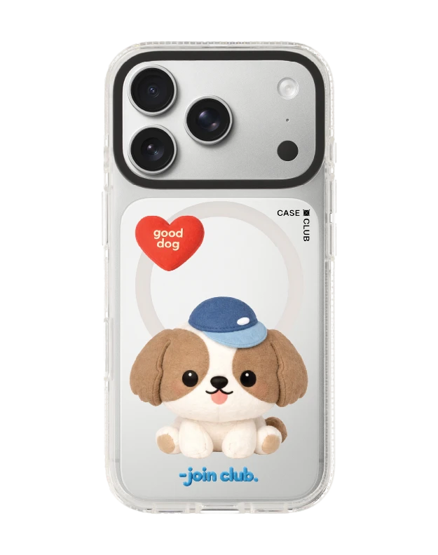 iphone 17 pro clear case magsafe shield join the club heartful shih tzu