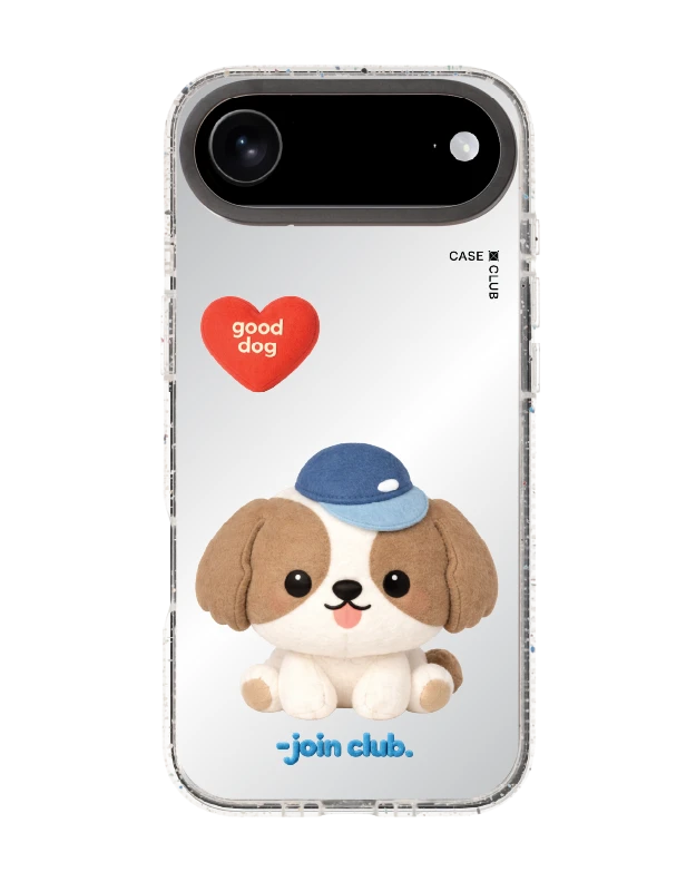 iphone air clear mirror magsafe join the club heartful shih tzu