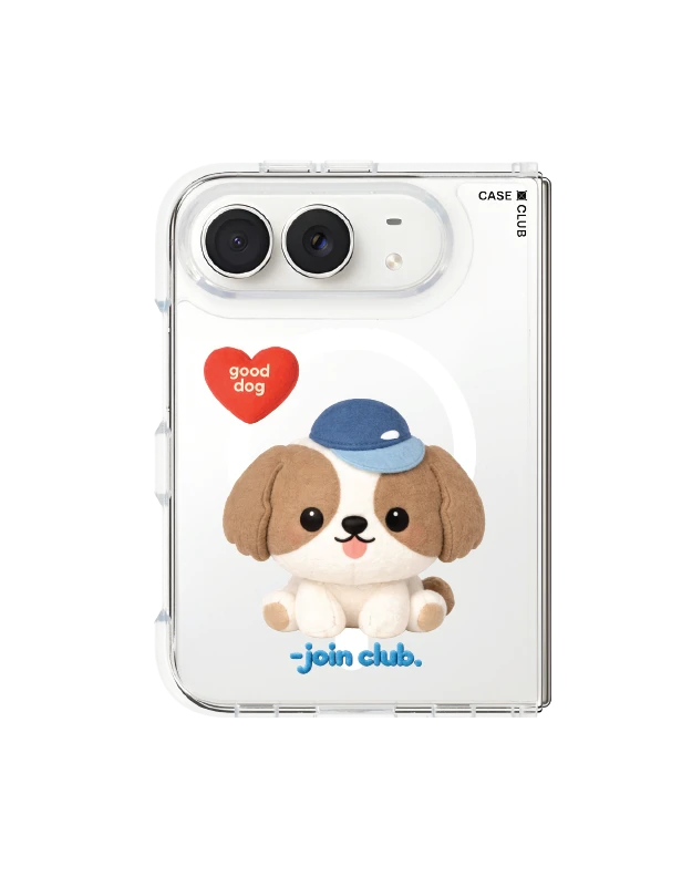 iphone duo clear magsafe join the club heartful shih tzu
