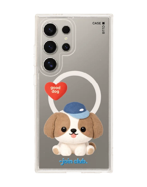 samsung galaxy s24 ultra clear magsafe join the club heartful shih tzu