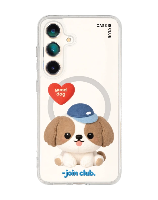 samsung galaxy s25 clear magsafe join the club heartful shih tzu