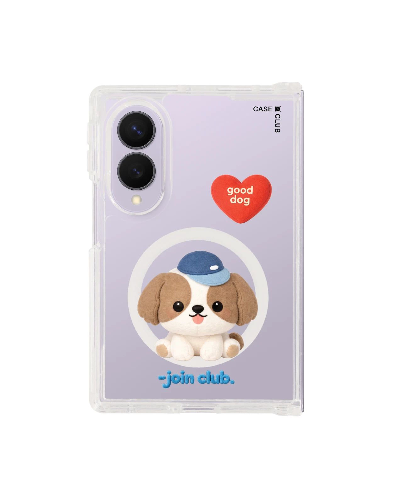 เคสใส samsung galaxy z fold 8 magsafe jtc heartful ชิสุ