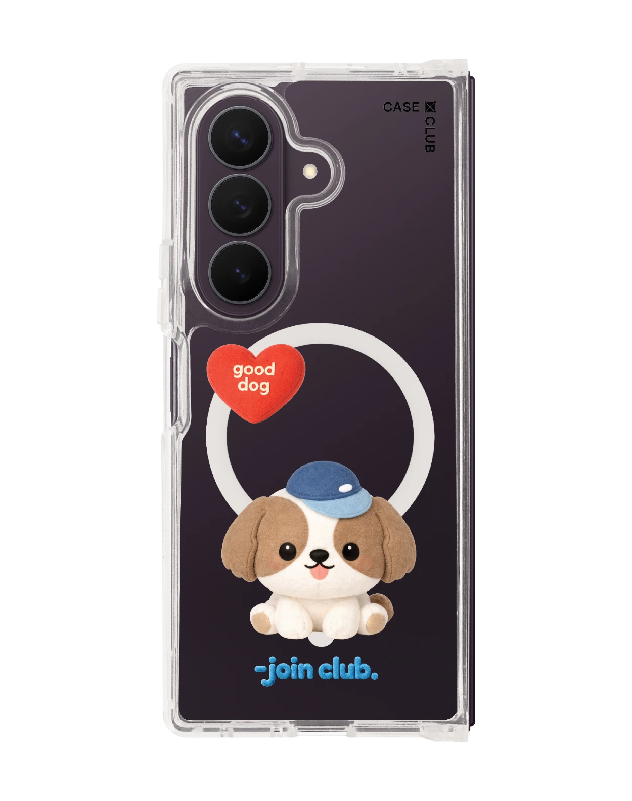 samsung galaxy z fold 8 ultra clear magsafe join the club heartful shih tzu