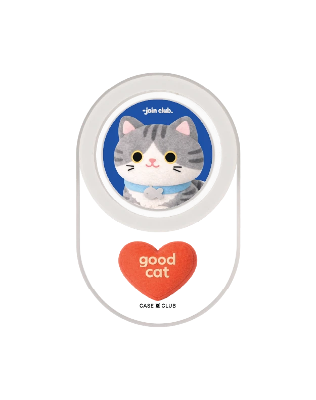 ป๊อปกริป ใส join the club heartful แมวลายสลิด