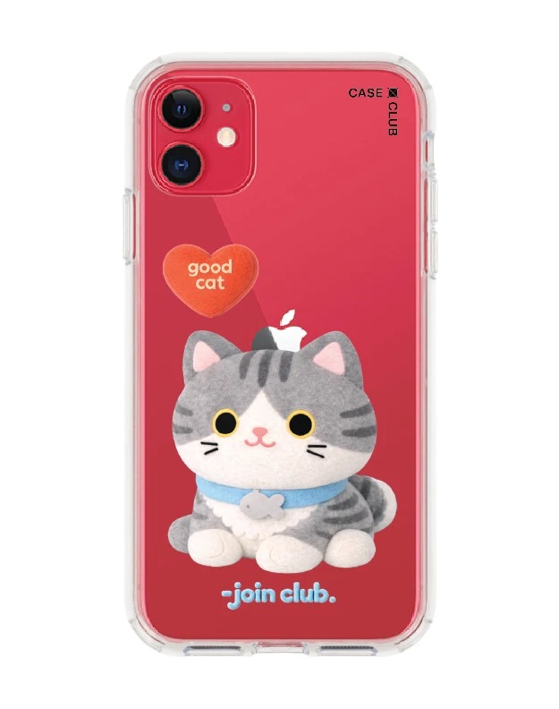 เคสใส iphone 11 join the club heartful แมวลายสลิด