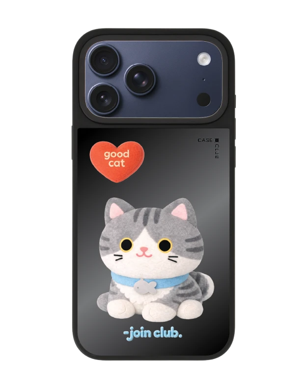 เคสกระจก iphone 17 pro max matte magsafe join the club heartful แมวลายสลิด