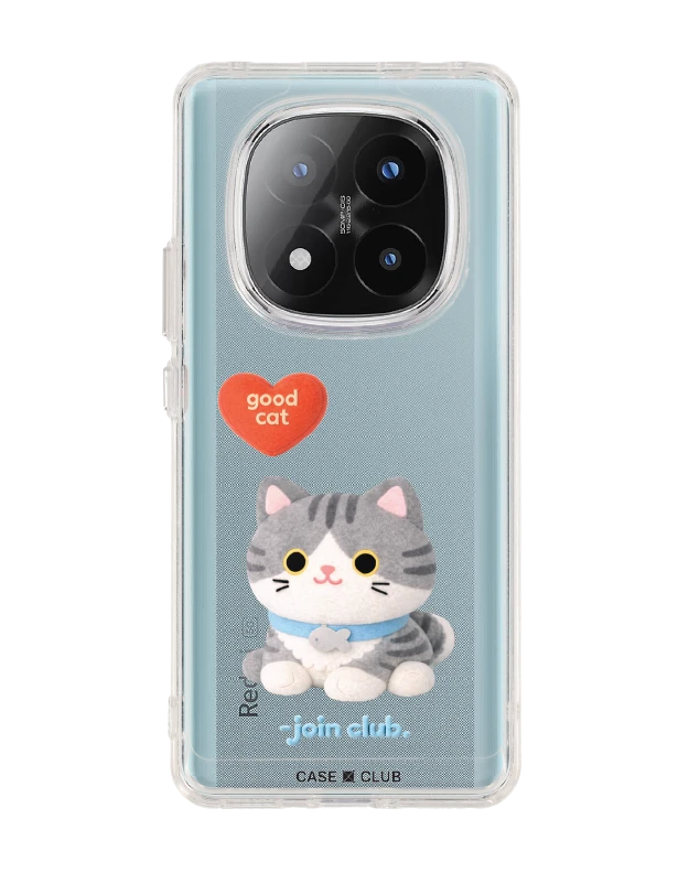 เคสใส redmi note 14 pro plus join the club heartful แมวลายสลิด