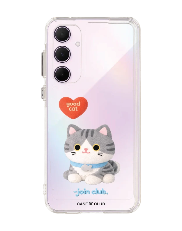 เคสใส samsung a55 join the club heartful แมวลายสลิด