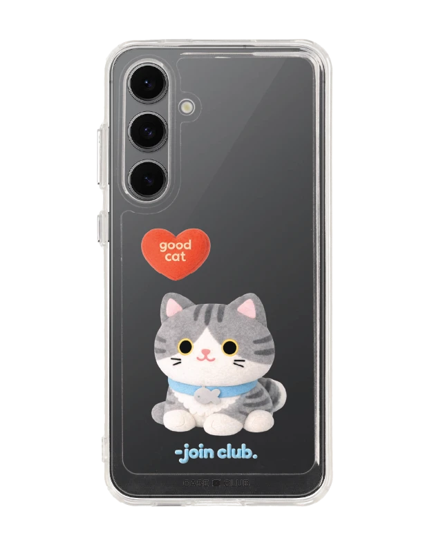 เคสใส samsung s24 fe join the club heartful แมวลายสลิด
