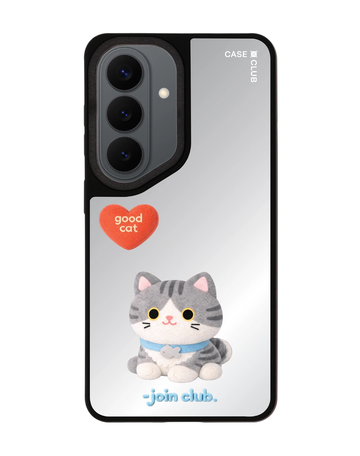 samsung s26 matte mirror magsafe join the club heartful tabby cat