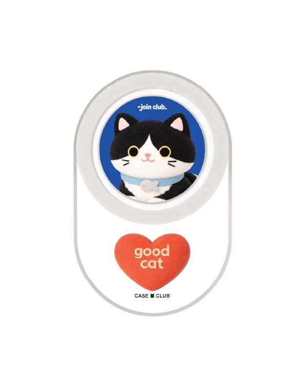 ป๊อปกริป ใส join the club heartful แมวทักซิโด้