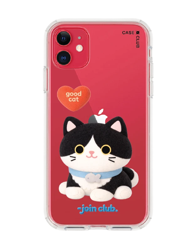 เคสใส iphone 11 join the club heartful แมวทักซิโด้