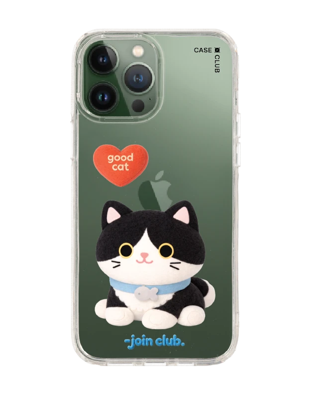 เคสใส iphone 13 pro max join the club heartful แมวทักซิโด้
