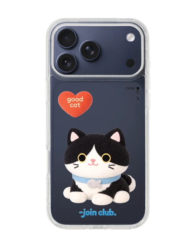 เคสใส iphone 17 pro max join the club heartful แมวทักซิโด้