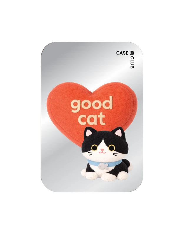 join the club heartful tuxedo cat