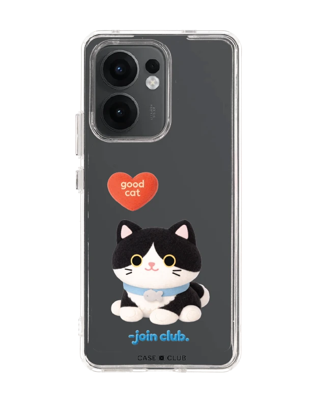 เคสใส oppo reno 13f join the club heartful แมวทักซิโด้