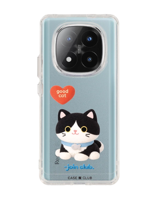 เคสใส redmi note 14 pro plus join the club heartful แมวทักซิโด้