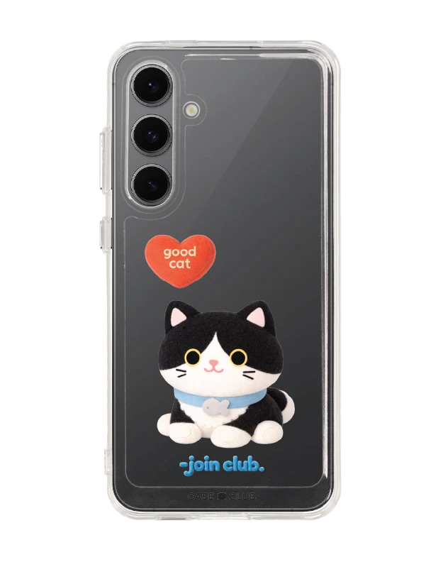 เคสใส samsung s24 fe join the club heartful แมวทักซิโด้