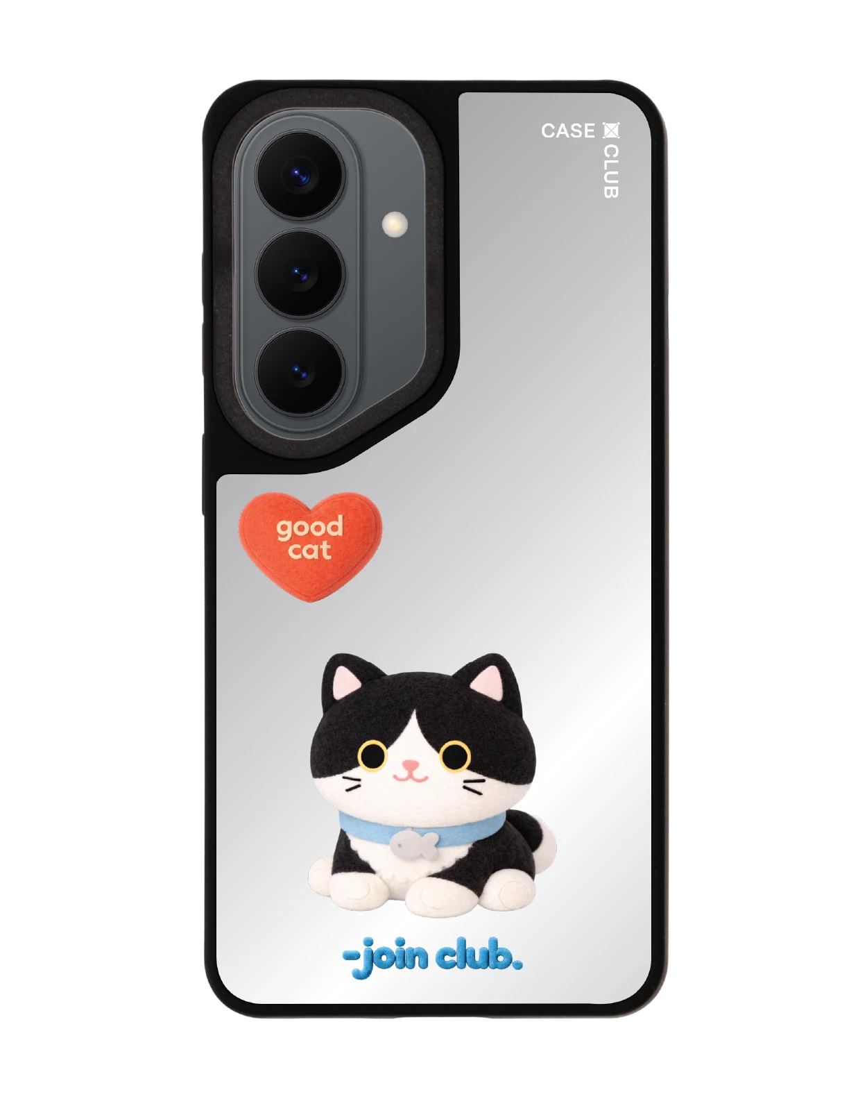 samsung s26 matte mirror magsafe join the club heartful tuxedo cat