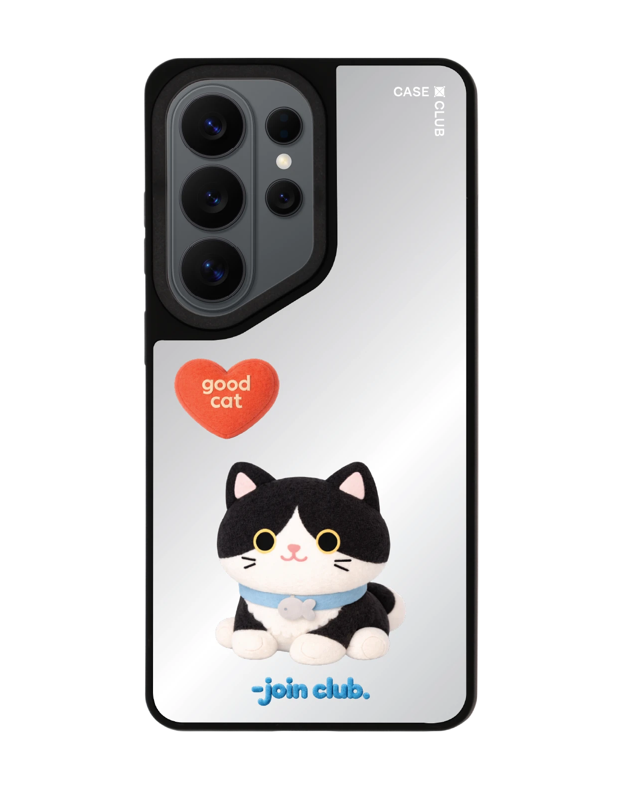 เคสกระจก samsung s26 ultra matte magsafe join the club heartful แมวทักซิโด้