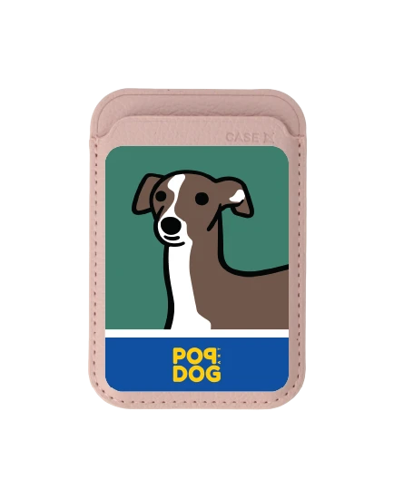 กระเป๋าใส่บัตร magsafe ชมพูอ่อน join the club อิตาเลี่ยน เกรย์ฮาวด์