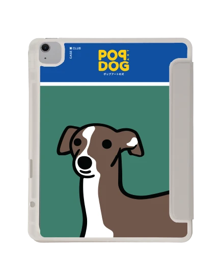 ipad air6/7 13" 2025 (m2/m3) clear grey join the club italian greyhound