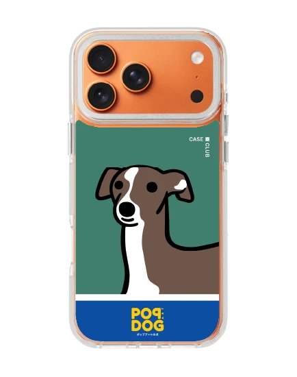 iphone 17 pro max clear white magsafe join the club italian greyhound