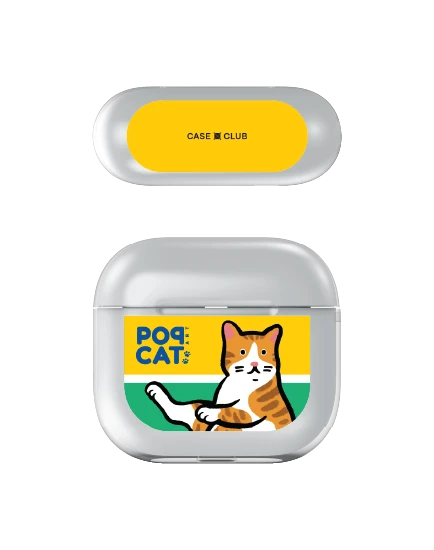 เคสใส airpods 4 join the club แมวส้ม
