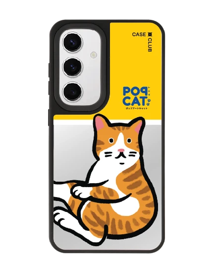 samsung s24 matte mirror magsafe join the club orange cat