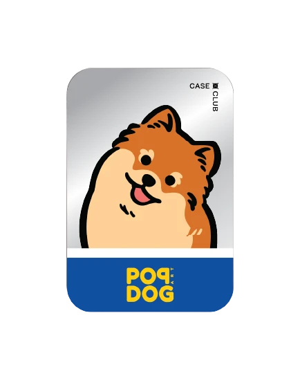 magnetic mirror cardholder stand join the club pomeranian