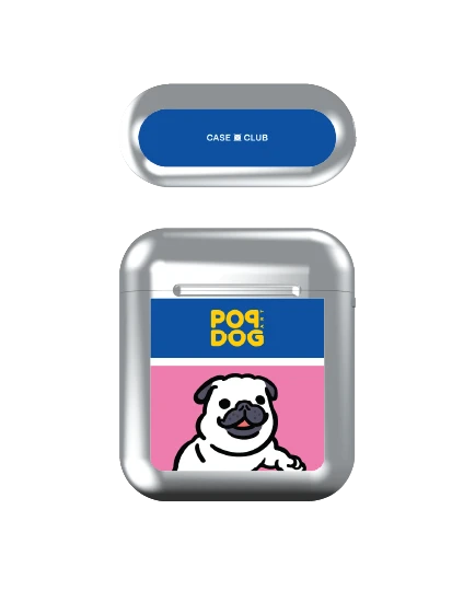 เคสสีเงิน airpods รุ่น 1/2 join the club ปั๊ก