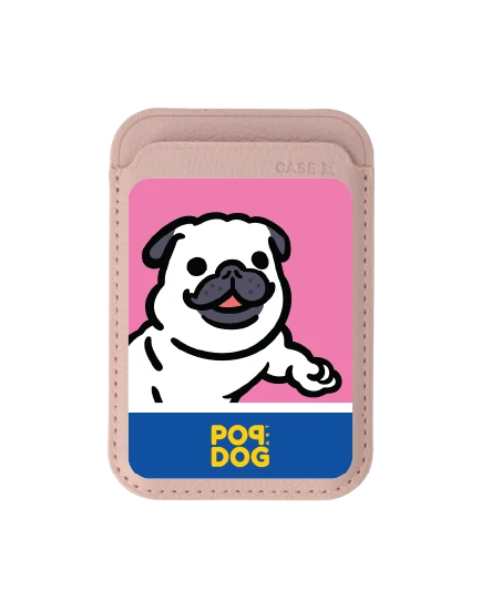 กระเป๋าใส่บัตร magsafe ชมพูอ่อน join the club ปั๊ก