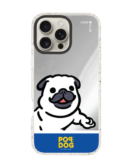 iphone 16 pro max clear mirror magsafe join the club pug