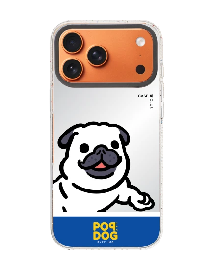 iphone 17 pro max clear mirror magsafe join the club pug