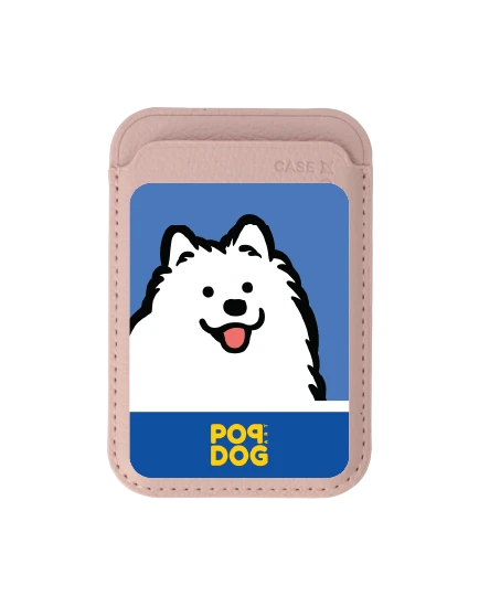 baby pink wallet magsafe join the club samoyed
