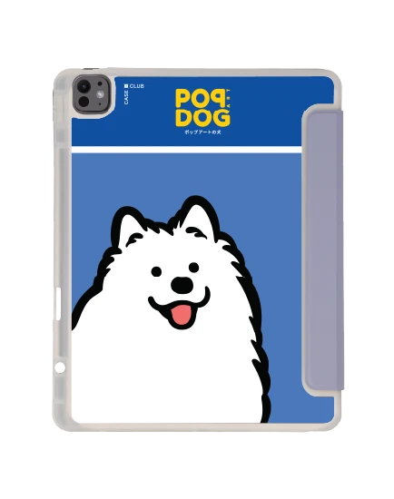 เคสใส ipad air6/7 13" 2025 (m2/m3) สีม่วง join the club ซามอยด์