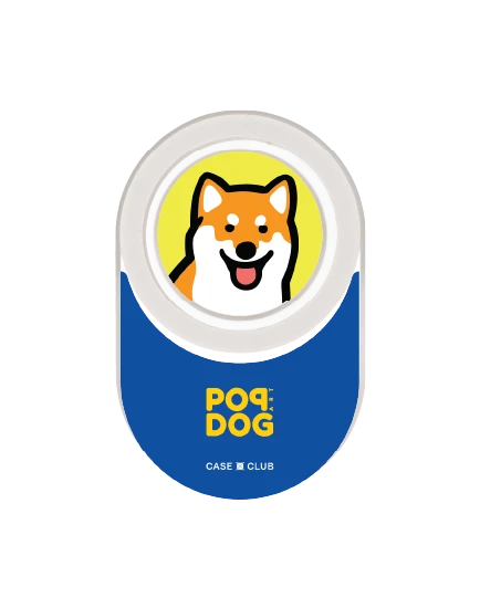 clear popgrip join the club shiba