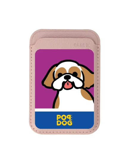 baby pink wallet magsafe join the club shih tzu