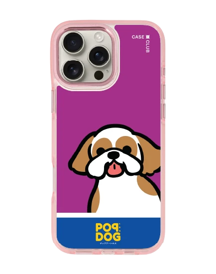 iphone 16 pro max clear pink magsafe join the club ชิสุ