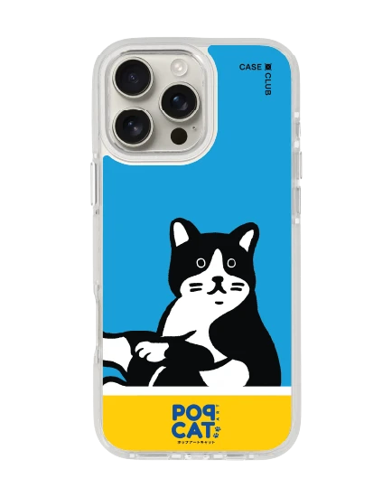 เคส iphone 16 pro max clear white magsafe สีขาว join the club แมวทักซิโด้